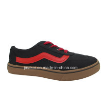 Zapatillas clásicas de inyección de skate de hombre de lona de fábrica (J2608-M)